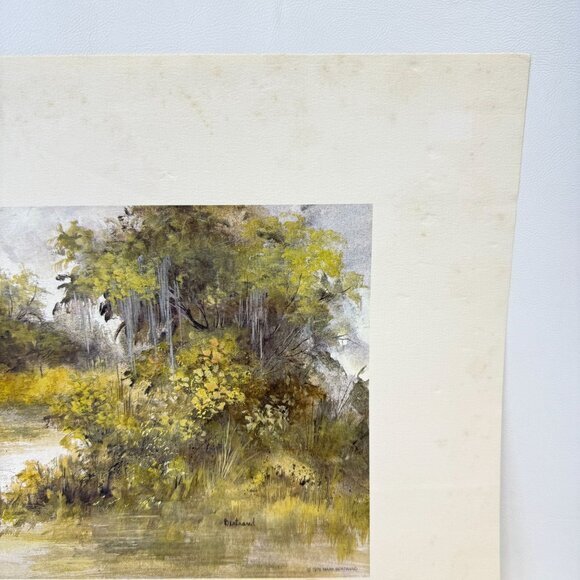 Mary Vincent Bertrand Boat‎ Print Signed Numbered Louisiana Artist - Picture 8 of 14